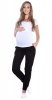 Casual maternity trousers 4060 black
